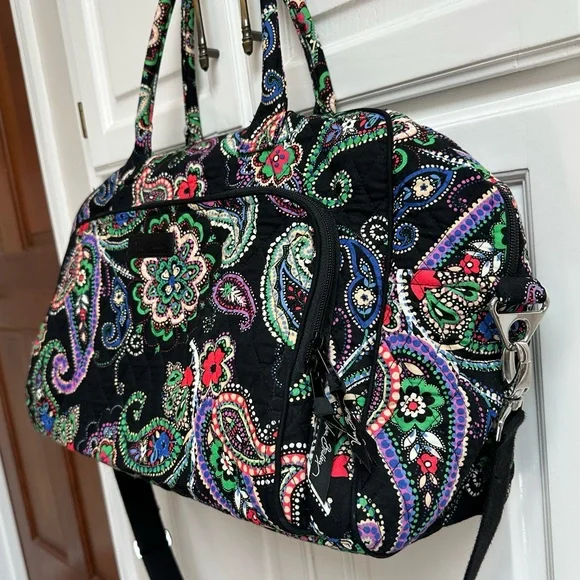 Vera Bradley Grand Weekender Travel Bag in Retired Kiev Paisley Print - Picture 6 of 15